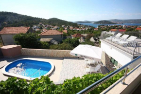 Stone house with pool